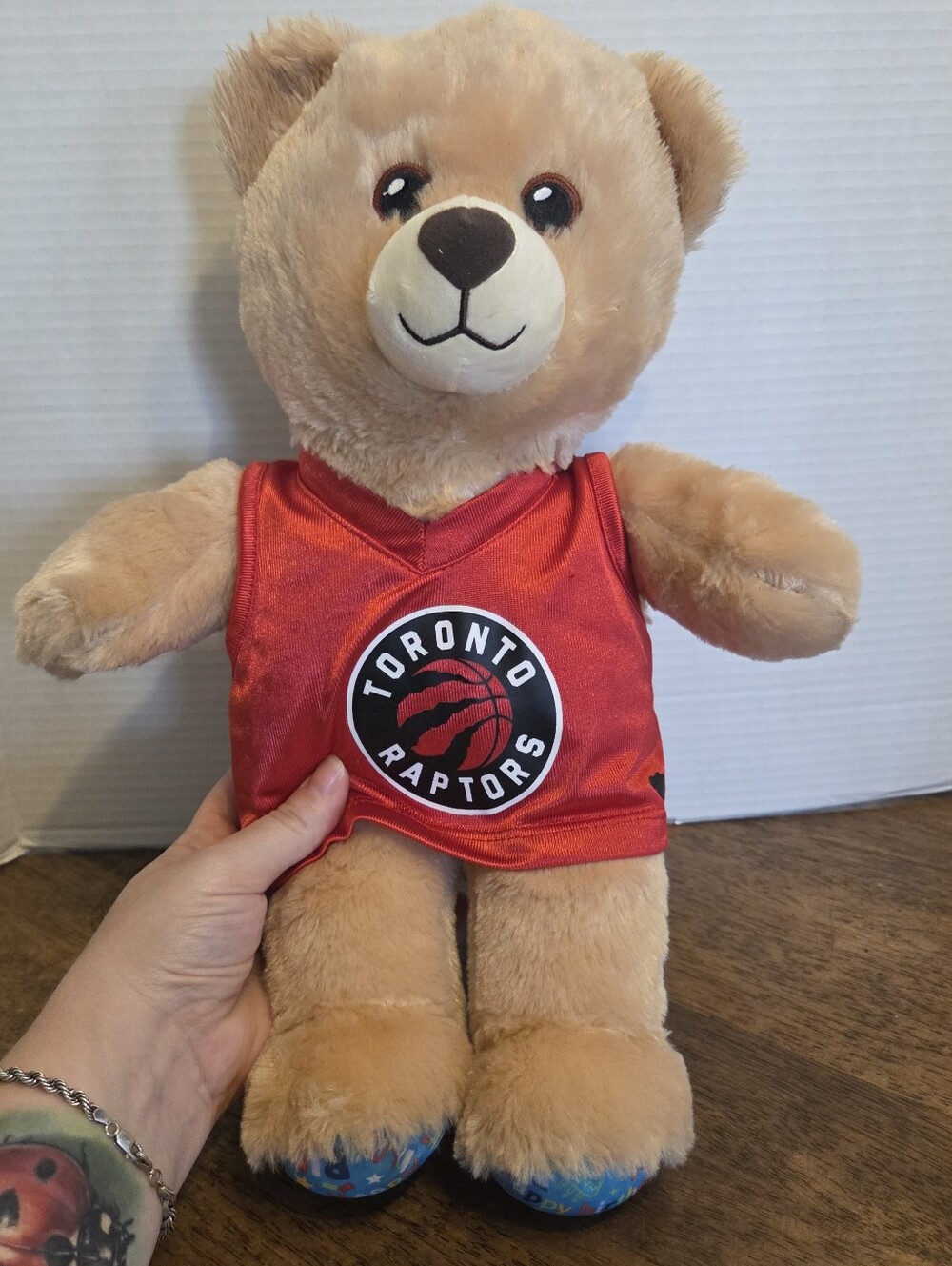 Build-A-Bear Toronto Raptors Red Jersey Teddy Bear Plush